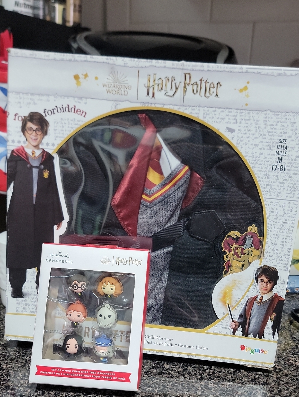 🕯Harry Potter Bundle -Hallmark Set 6 Mini Ornaments - Med Costume For Kids⚡🪄